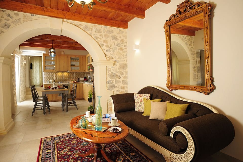 Beautifully decorated living room area!