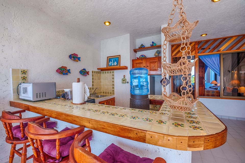 Kitchen - La Iguana condo 6, 1 Bedroom, Akumal Mexico vacation rental