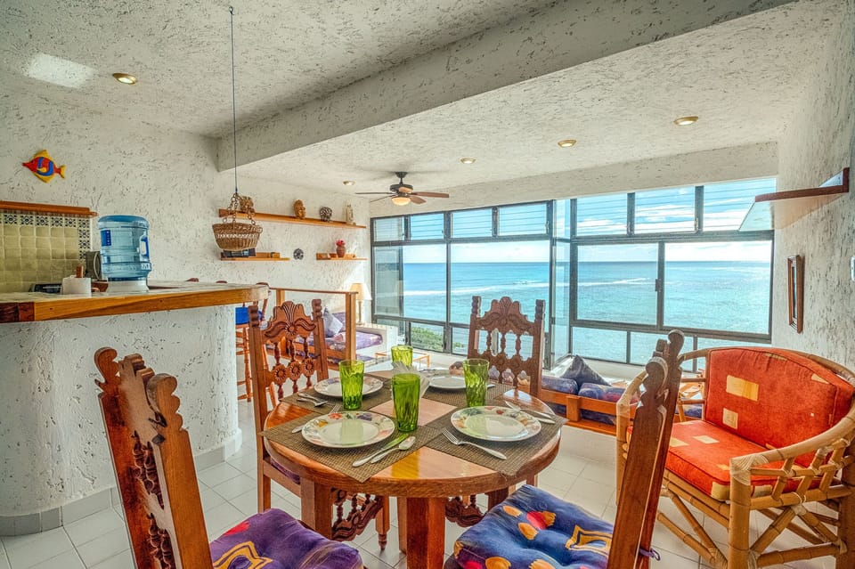 Dining Area - La Iguana condo 7, 1 Bedroom, Akumal Mexico vacation rental