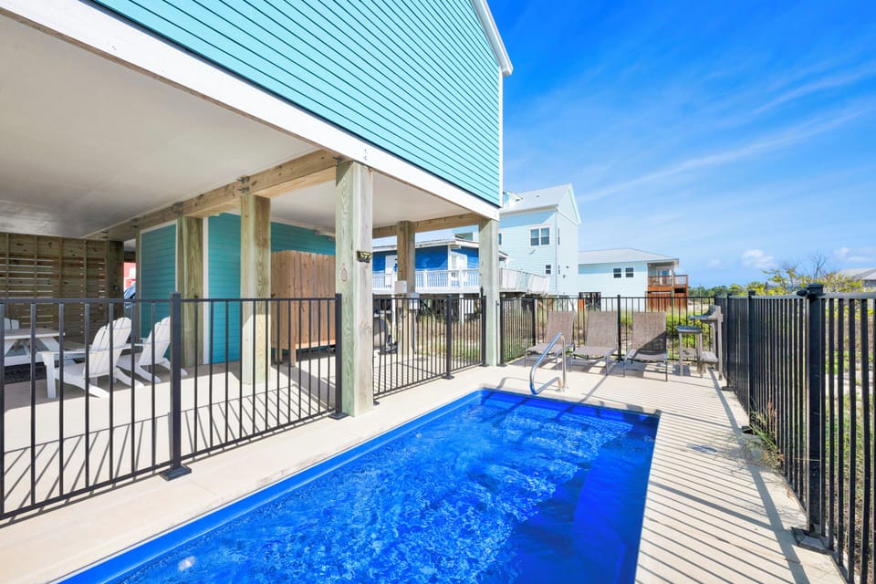 Featuring a private pool that can be heated or cooled!