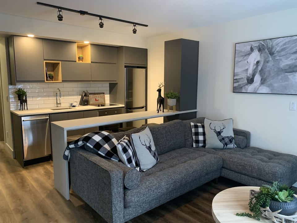 Stag Suite - Living Room and Kitchen  