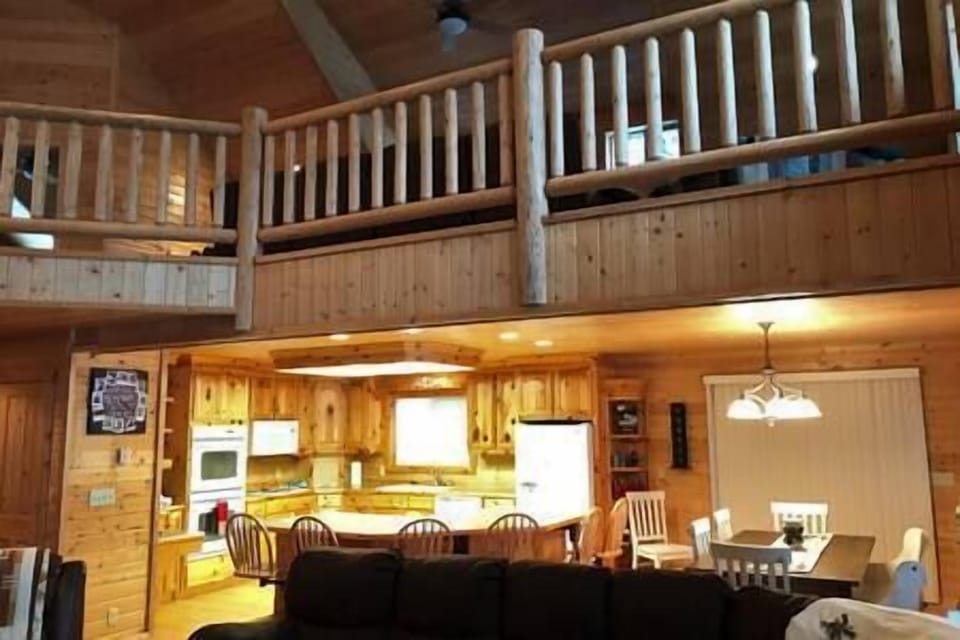 Main floor living room, kitchen and dining (1)