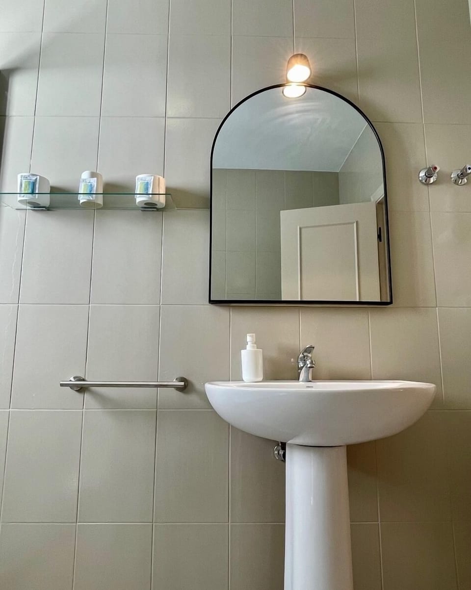 Family Double Room (Exterior) | Bathroom | Bathtub, hair dryer, bidet, towels