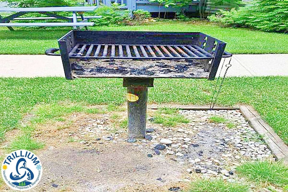 Shared charcoal BBQ's - guest must bring their own charcoal