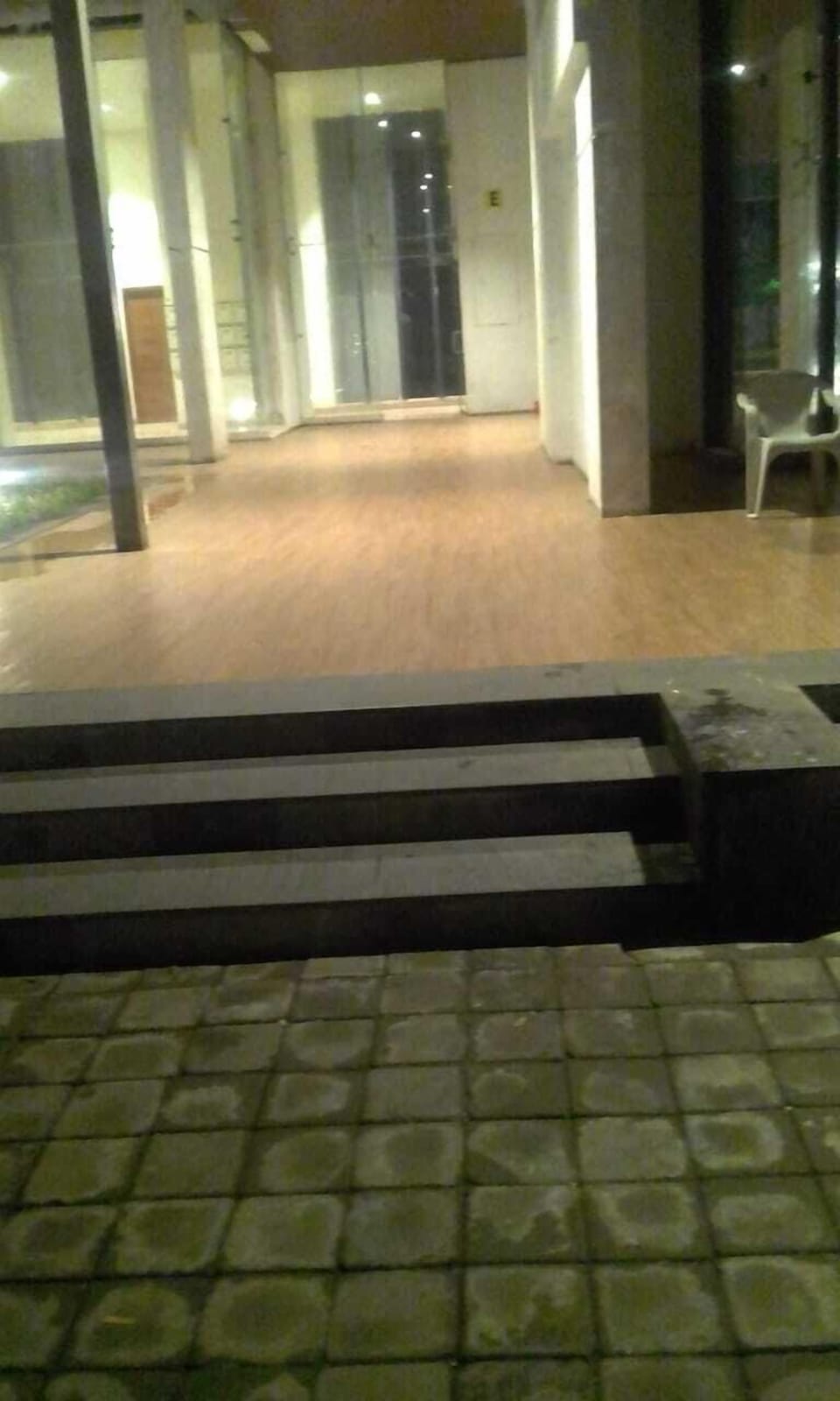 Interior entrance