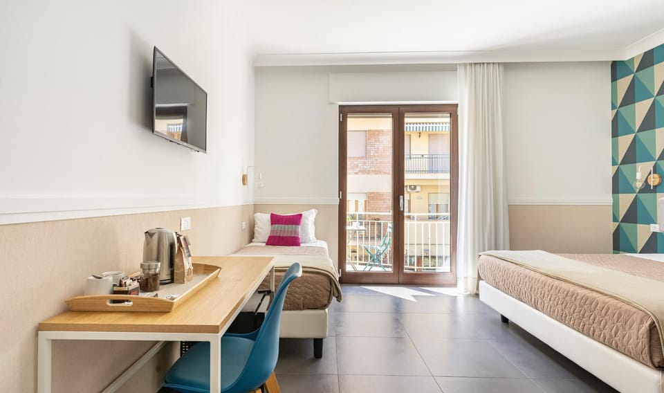 Triple Room, Balcony | Egyptian cotton sheets, premium bedding, memory foam beds, in-room safe