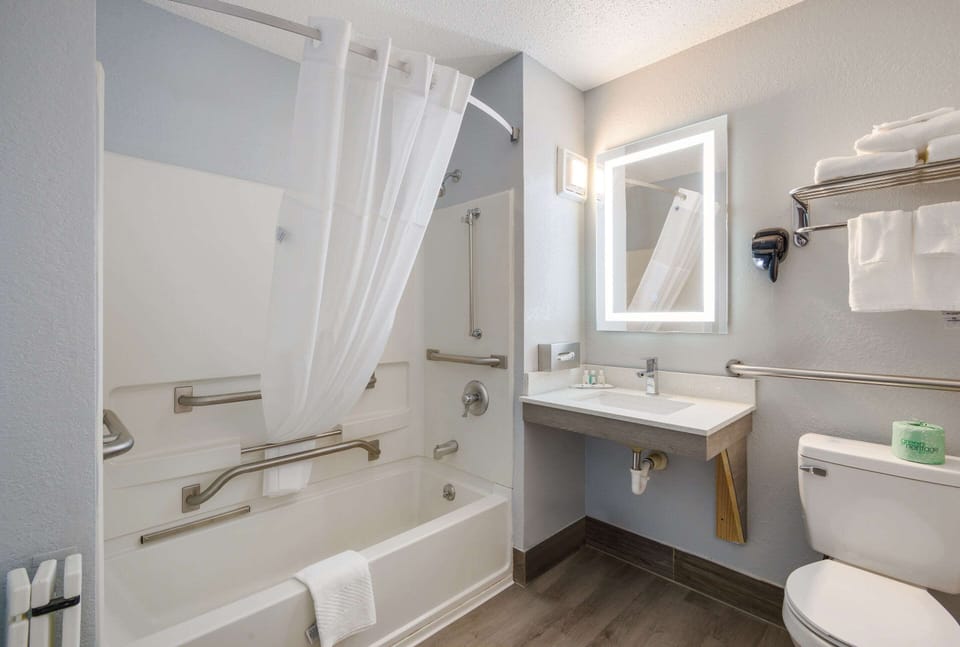 Room, 1 Queen Bed, Accessible, Non Smoking | Premium bedding, desk, blackout drapes, soundproofing