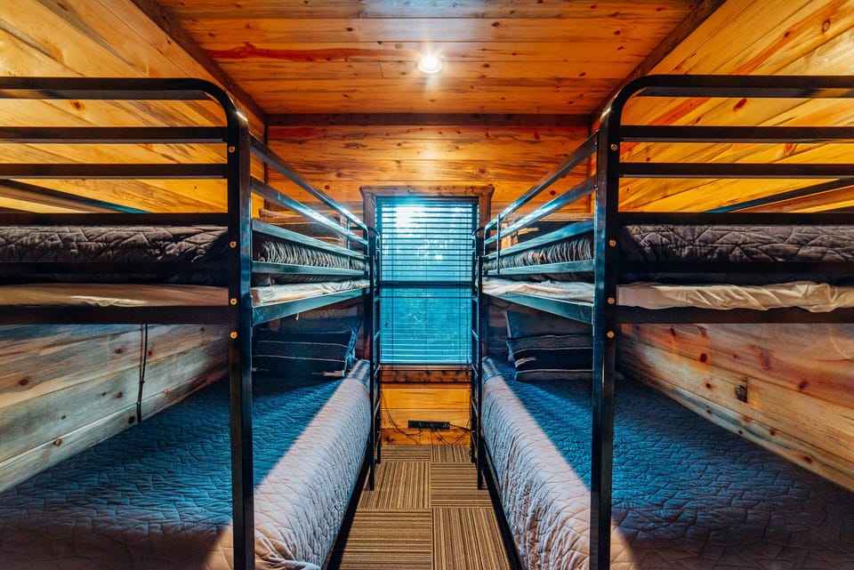 The bunk room is perfect for kids and additional guests.