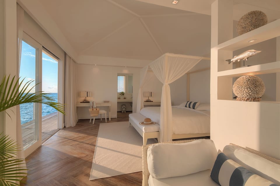 Two Bedroom Pool Water Villa | Free minibar, in-room safe, desk, free cribs/infant beds