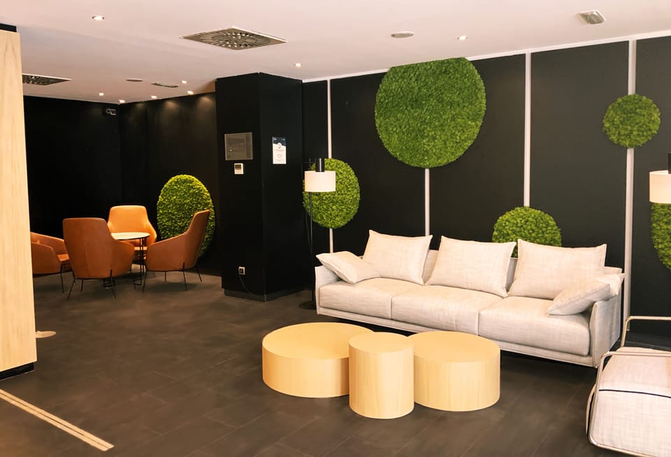 Interior entrance