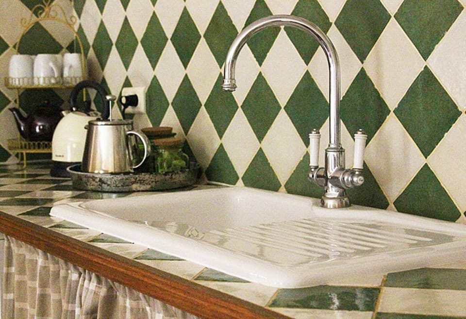 High quality kitchen fixtures and applicances.