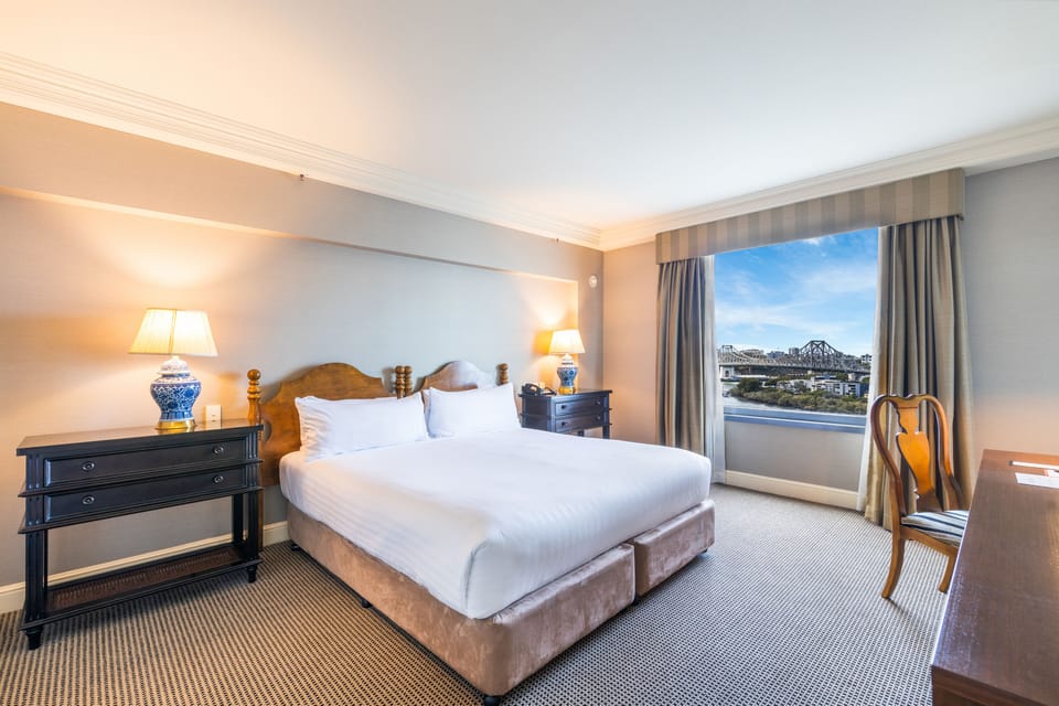 Story Bridge Suite, Riverview | In-room safe, desk, soundproofing, iron/ironing board
