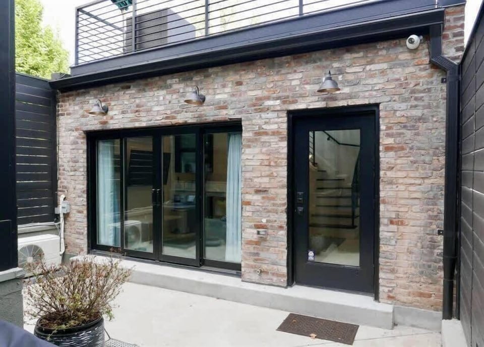 Entrance to the property through either of these doors!
