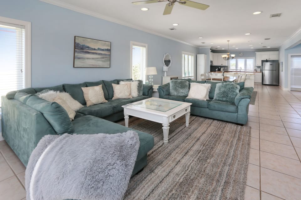 Gulf Front Living Area