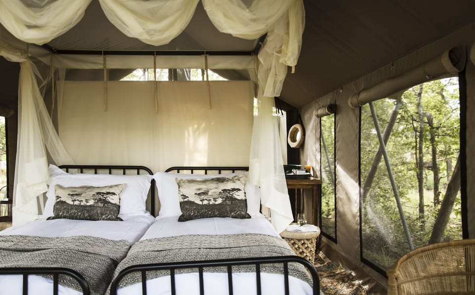 Individually furnished, bed sheets