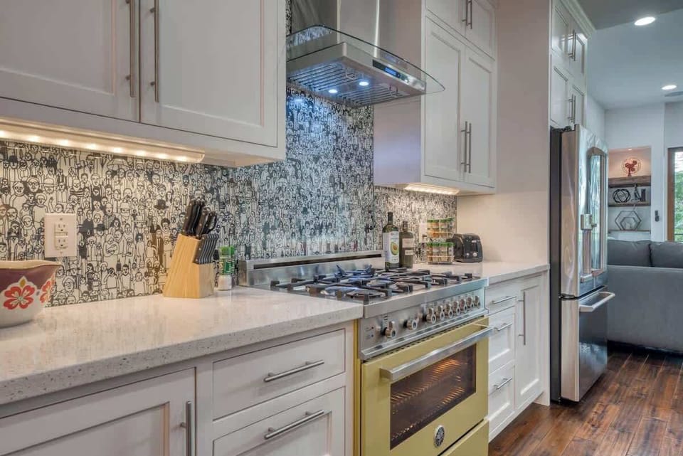 State of the Art Bertazzoni gas range and oven