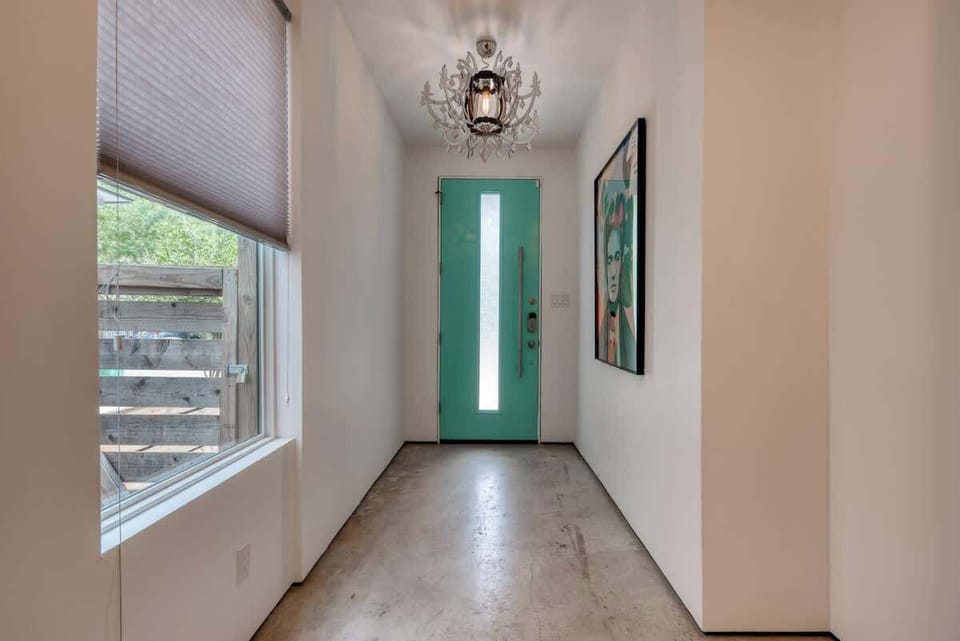 Front entry - view from bottom of stairs