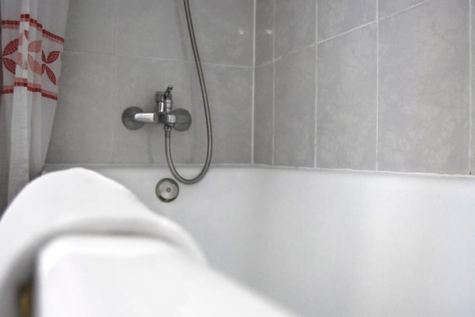Free toiletries, hair dryer, bidet, towels