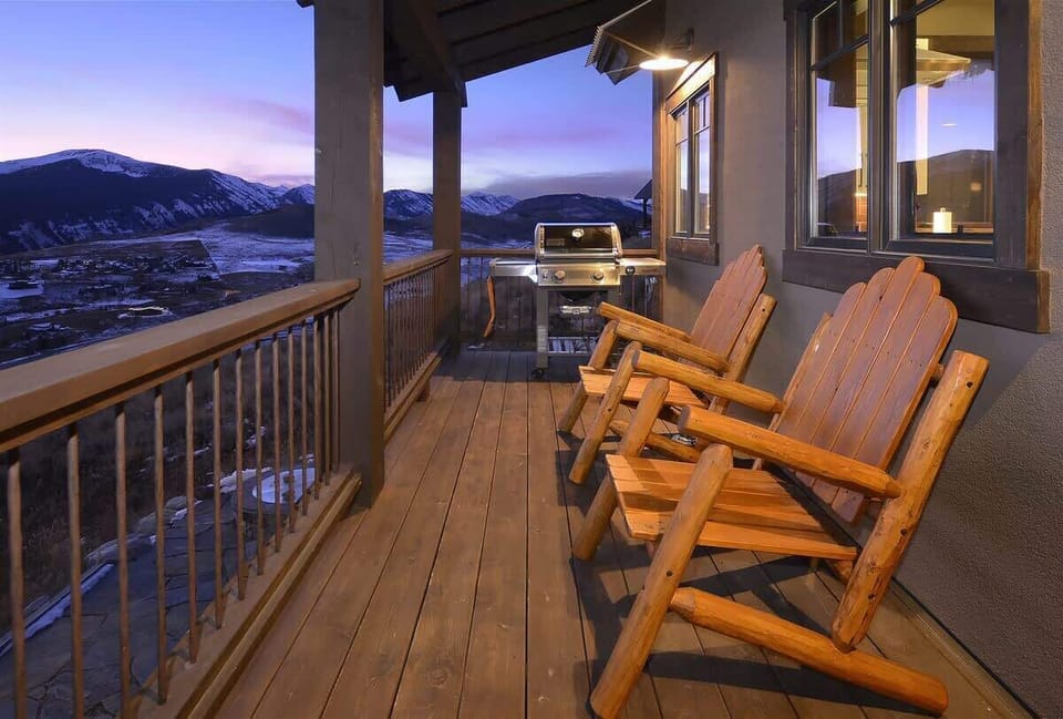 A better view for grilling can not be found