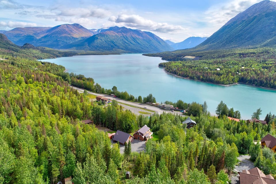 Views of Kenai Lake. 