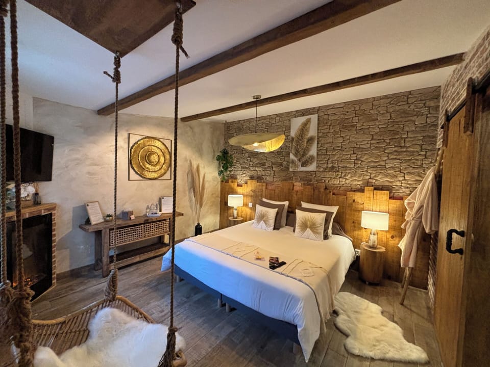 Romantic Double Room | Premium bedding, memory foam beds, in-room safe, individually decorated