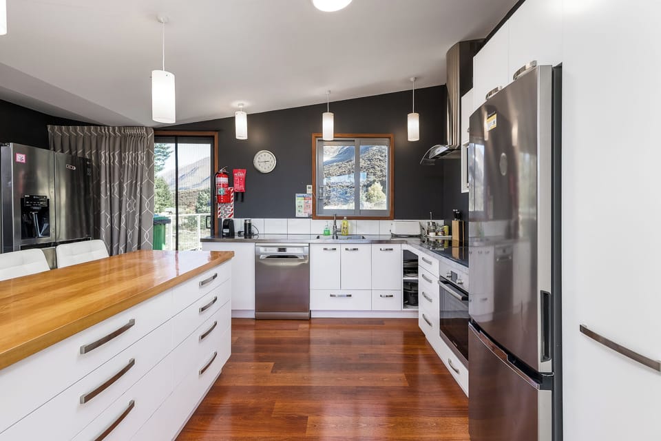Large spacious kitchen with easy access and full amenities.