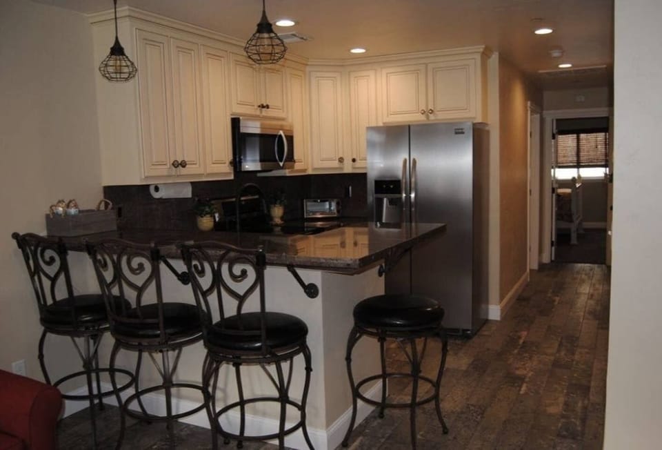 Fully stocked kitchen 