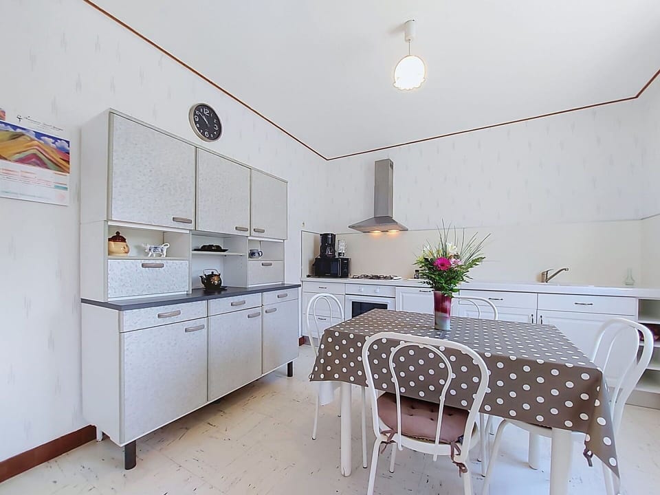 Interior Design, Flooring, Furniture, Kitchen, Floor, Kitchen Appliance, Major Appliance, Ceiling, Lighting, Room