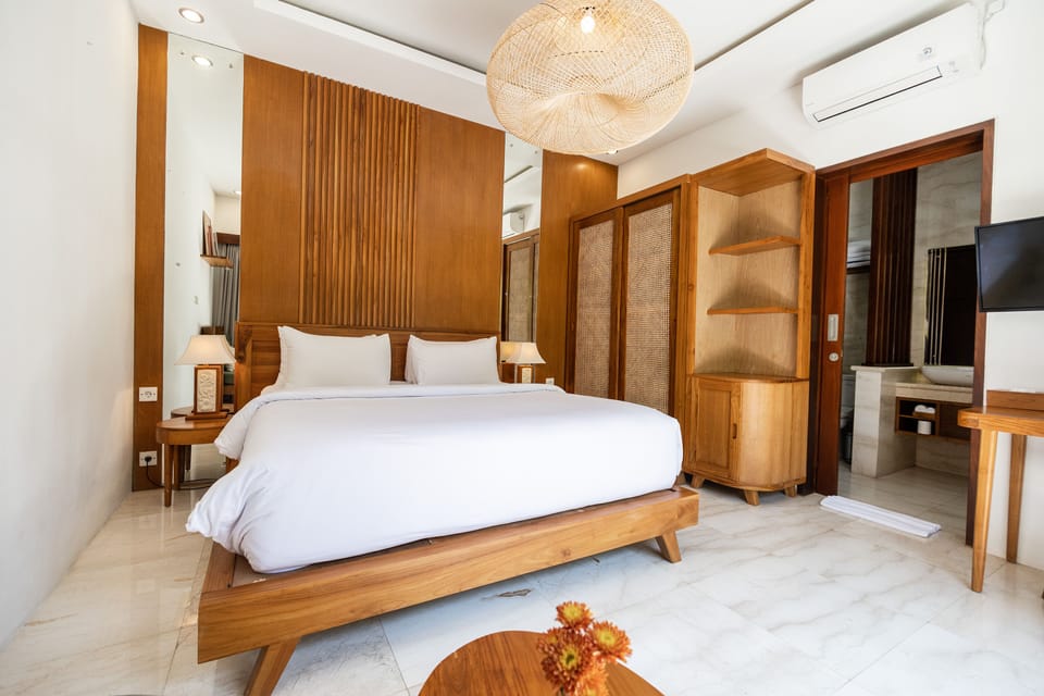 Luxury Villa, 2 Bedrooms, Private Pool | Minibar, in-room safe, desk, laptop workspace