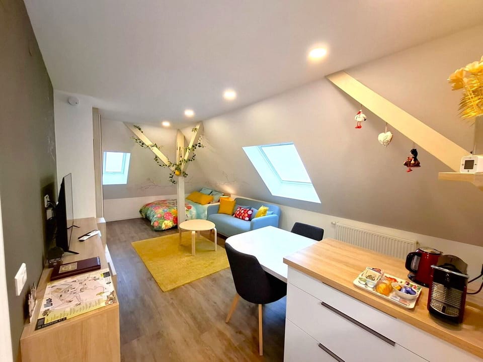Comfort Studio (Josephine) | Living area | Flat-screen TV