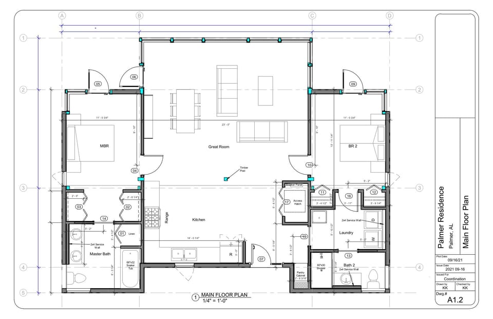 Floor Plan as built