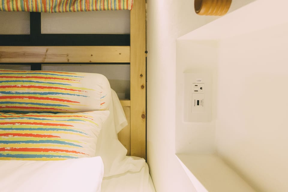 Free WiFi, bed sheets