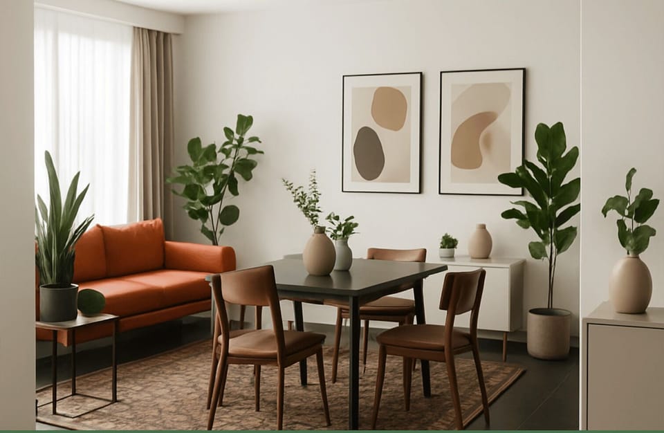 Deluxe Condo | Living area | Flat-screen TV