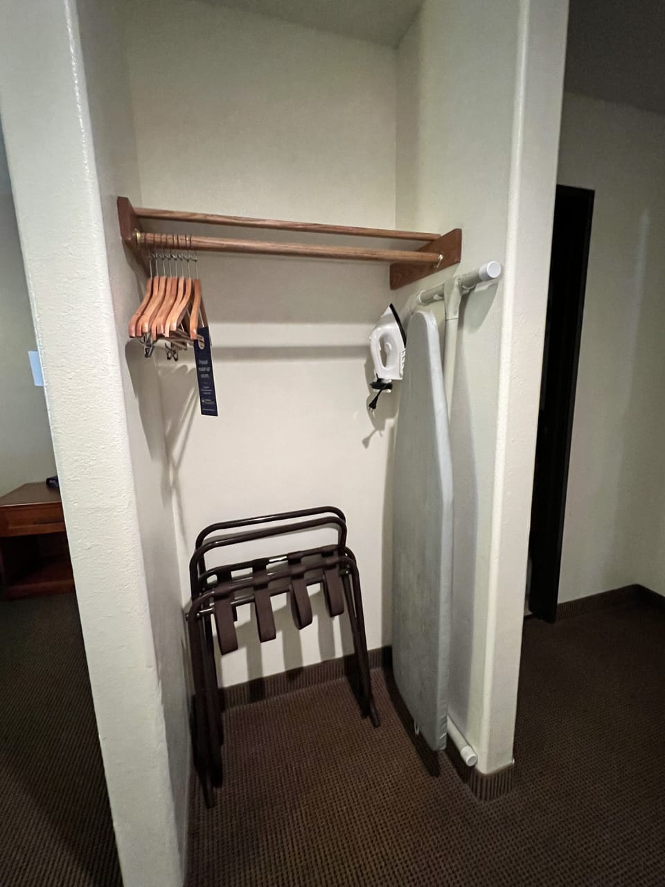 Desk, blackout drapes, iron/ironing board, free WiFi