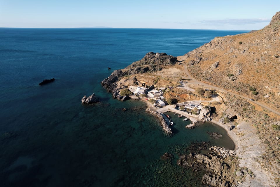 Private path leading directly to the crystal-clear waters of Palaio Damnoni Beac