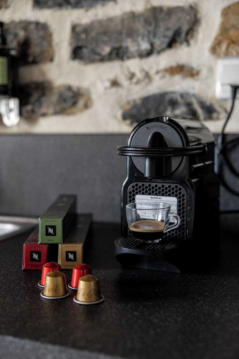 Nespresso machine is available!