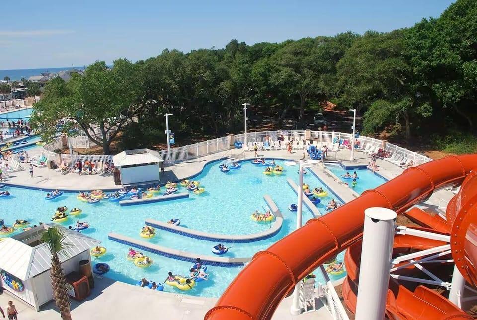 Exciting waterpark fun just steps from your vacation rental
