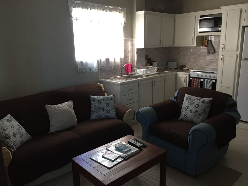 Sofa bed in living room