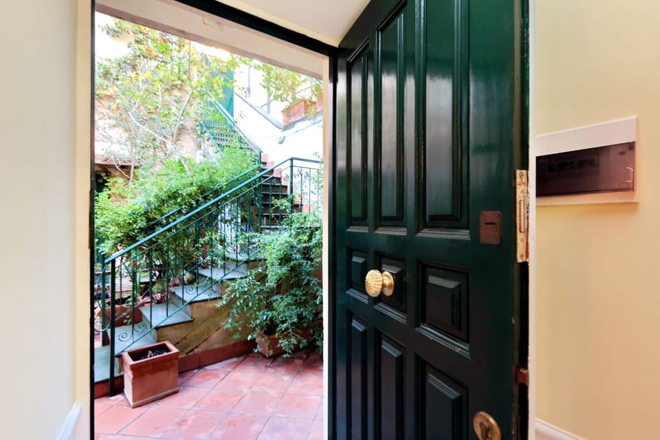 Interior entrance