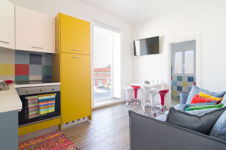 Apartment, 2 Bedrooms | Living area | LCD TV
