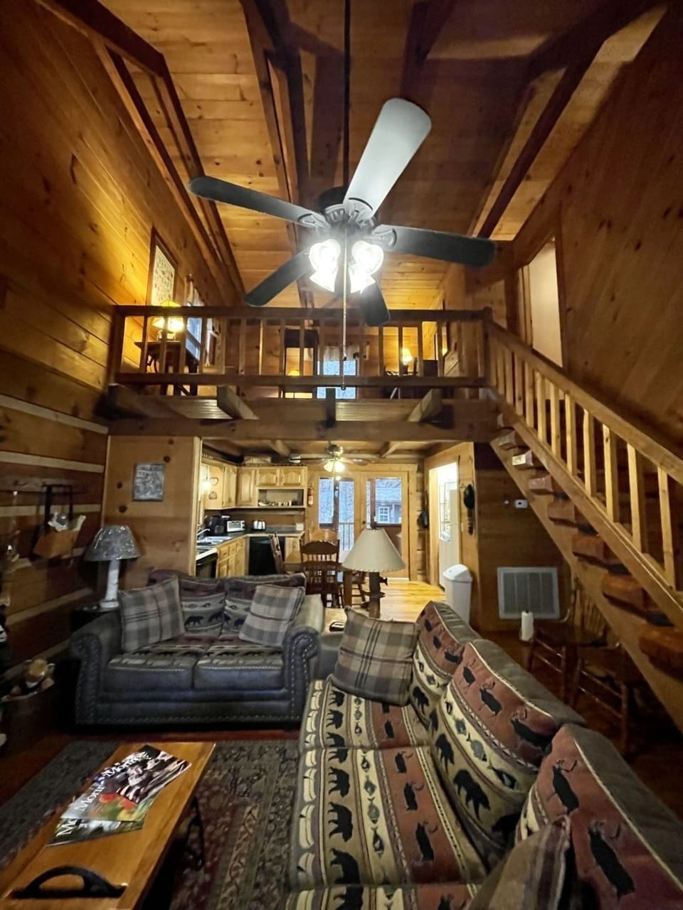 Cabin, 2 Bedrooms | Living area