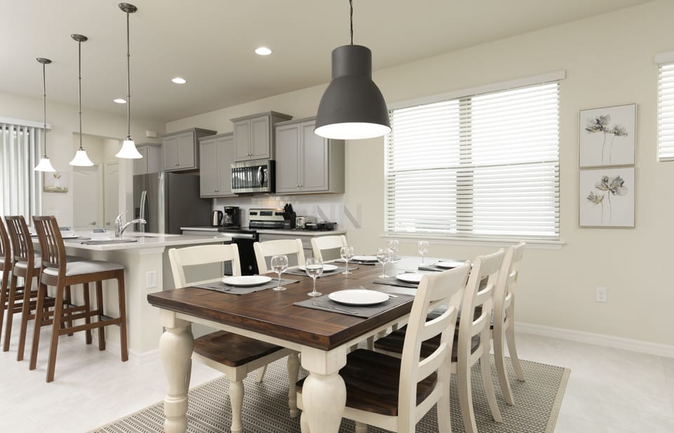 Enjoy a family meal in our cozy dining area!