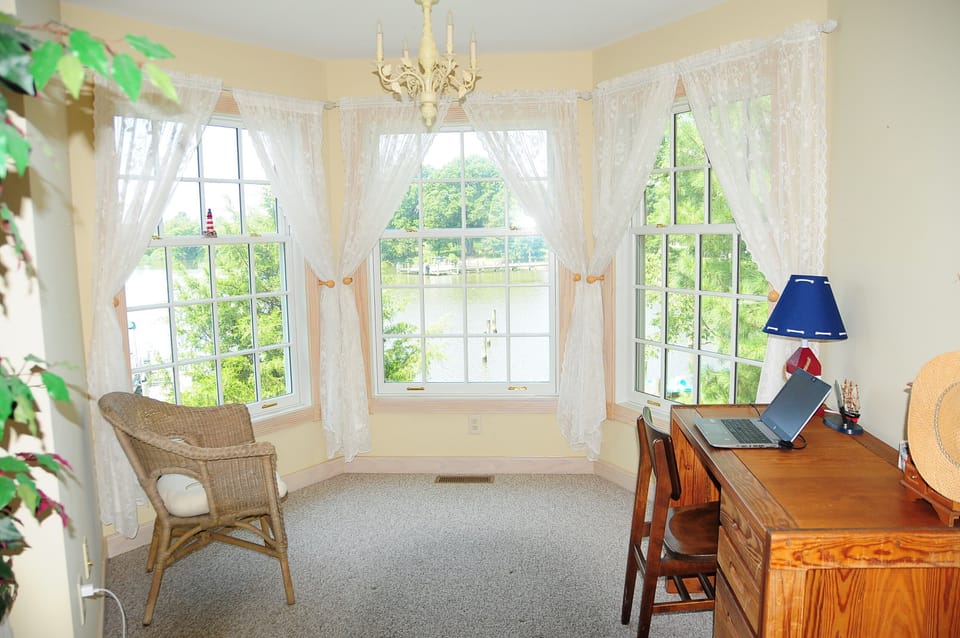 nook in the master bedroom 