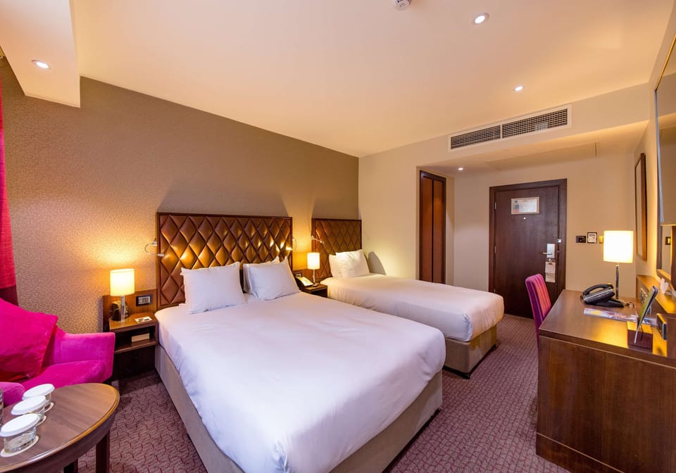 Family Room, Multiple Beds | Egyptian cotton sheets, premium bedding, in-room safe, blackout drapes