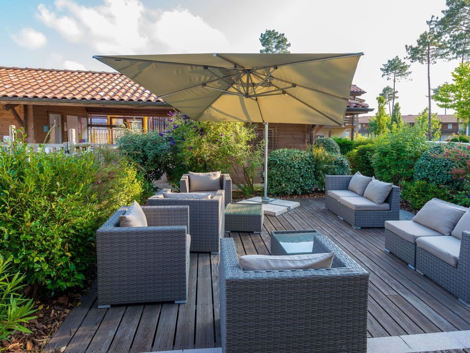 Water, Sky, Property, Swimming Pool, Building, Plant, Azure, Shade, Outdoor Furniture, Tree