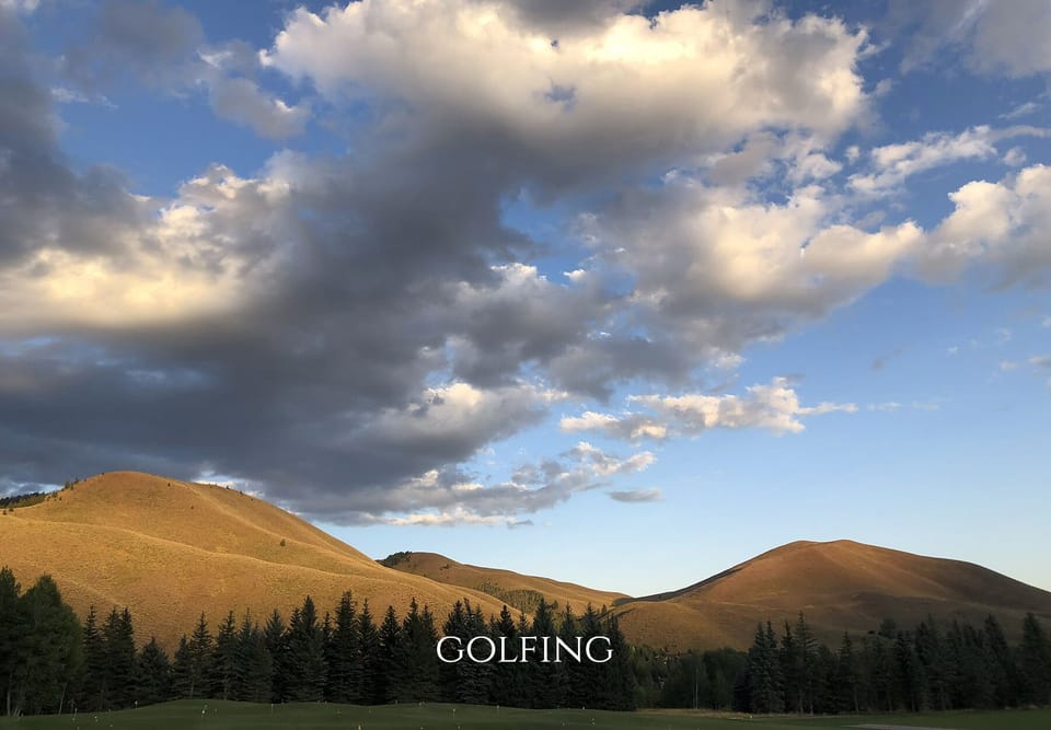 Golfing in Sun Valley