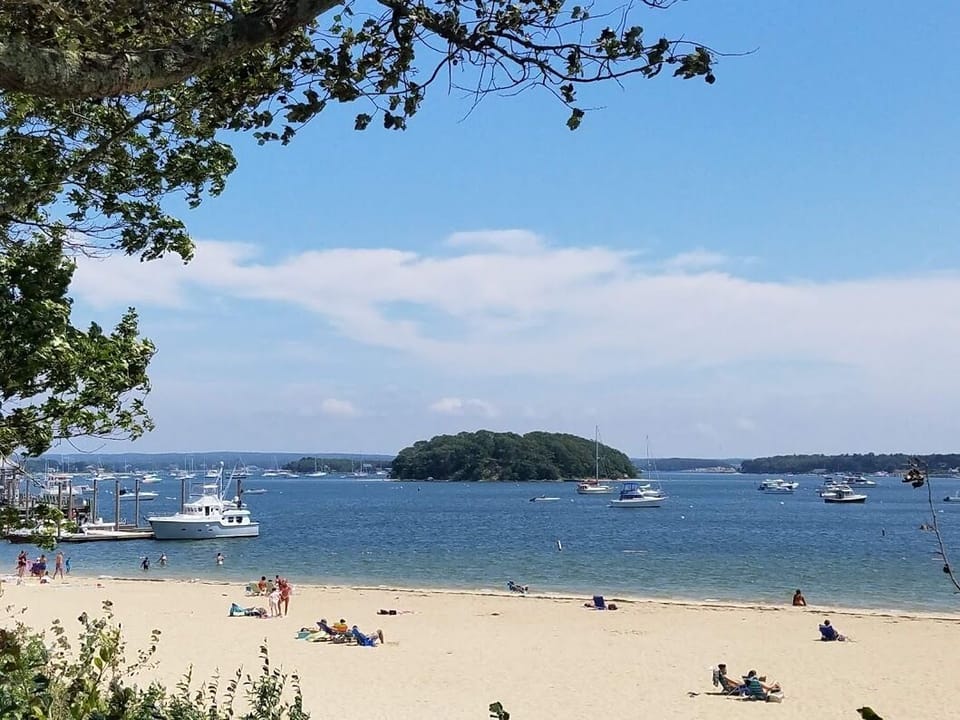 Relax on the beach, just STEPS from the house!