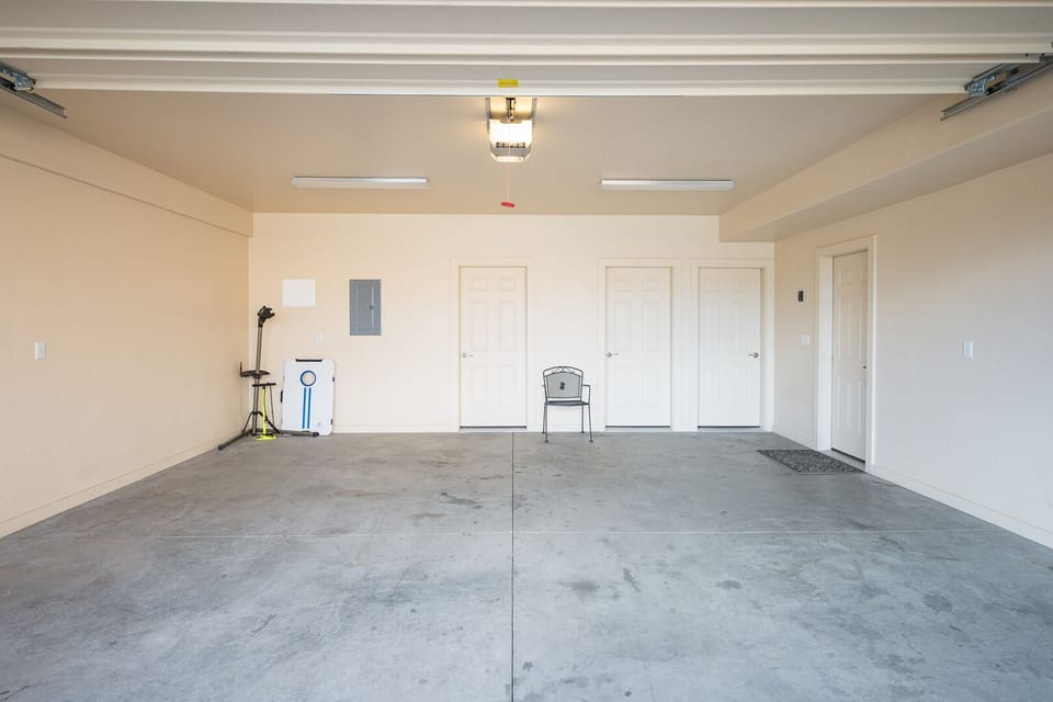 Enjoy a game of cornhole after the day's adventures! Also a bike repair station for guests use