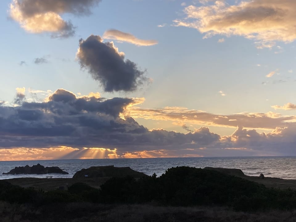 Winter sunset