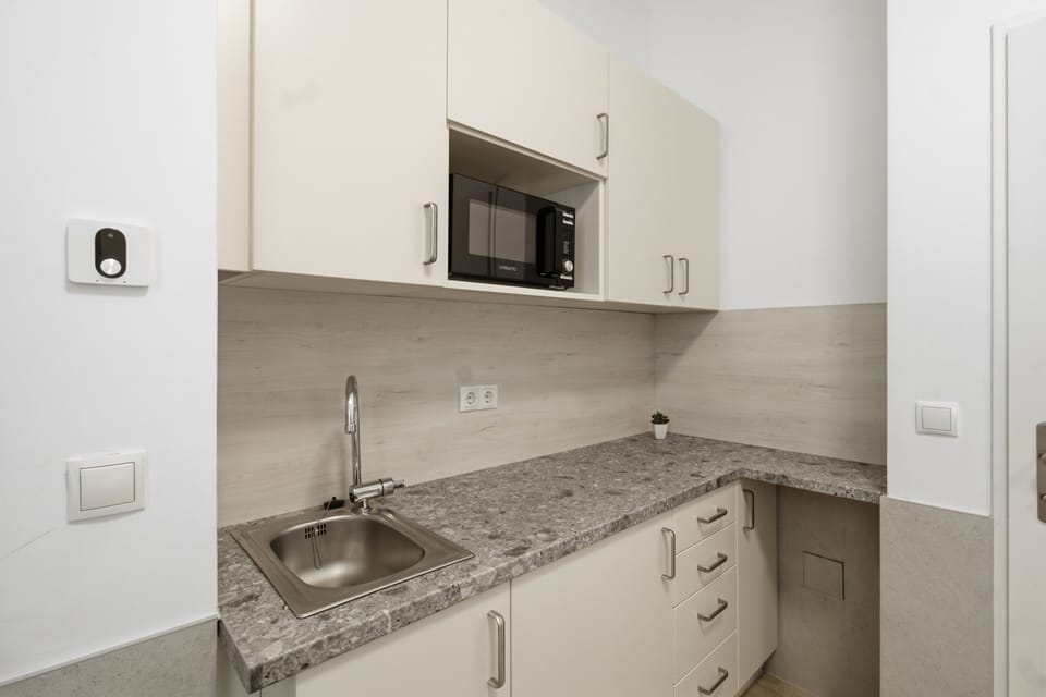 Classic Studio, Non Smoking, Kitchen | Private kitchen | Mini-fridge